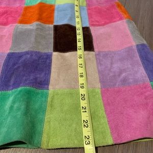 COPY - Suede patchwork skirt